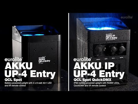 EUROLITE AKKU IP UP-4 Entry QCL Faretto QuickDMX
