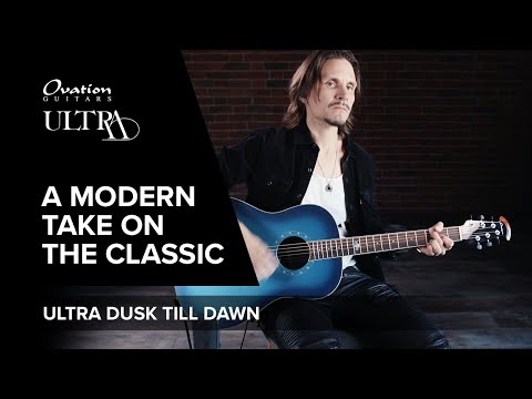 Ovation E-Acoustic chitarre Pro Series Ultra Mid-Depth Non-Cutaway - Dusk till dawn (1516DTD-G)