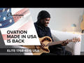 Ovation E-Acoustic Chitarre Pro Series Elite USA - Natural Satin (1768-4S-G)