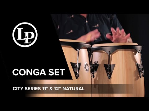 Latin Percussion Conga set City Series - 11" & 12" (LP647NY-AW)