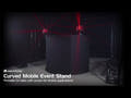 OMNITRONIC Supporto mobile curvo per eventi