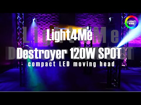Light4Me Destroyer 120 W Spot Teste Mobile LED