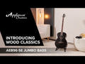 Applause Basso E-Acoustic Wood Classics AEB96-5E Jumbo Bass - Black opaco (AEB96-5E)