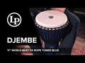 Latin Percussion Djembe World Beat FX con accordatura a corda - Blue (LP724B
LP724B)