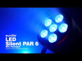 EUROLITE LED Silent Par 6 QCL da pavimento wh