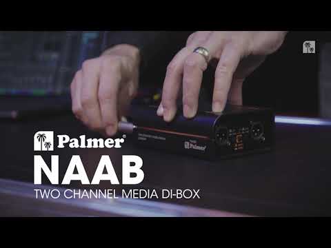 Palmer RIVER naab - DI-box passiva a 2 canali per applicazioni multimediali