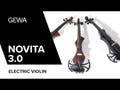 GEWA Violino elettrico Novita 3.0 - Black (con spalliera Wittner)