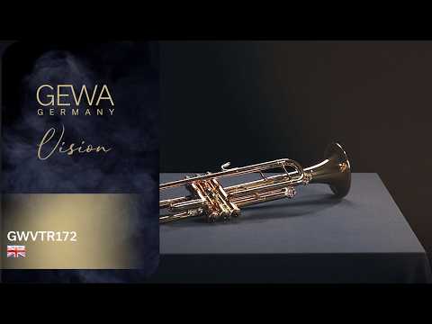 GEWA Vision TR172 Bb-trombe, verniciatura dorata