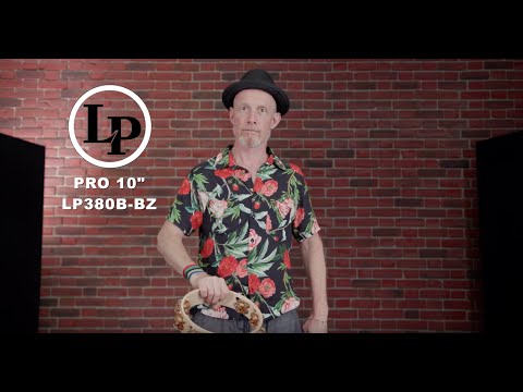 Latin Percussion Tamburello Pro 10 in doppia fila - LP380B-BB (LP380B-BB)