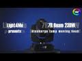 LIGHT4ME 7R BEAM 230W Teste Mobile