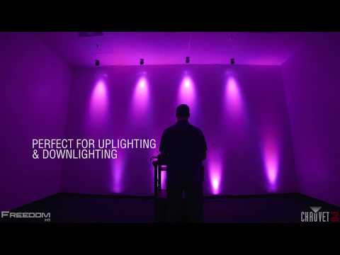 Chauvet FREEDOM H1 Lampada a Batteria 4 pz. con Borsa (nero)