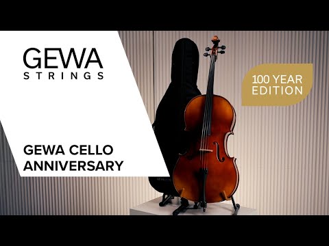 GEWA Anniversary violoncello 1/2, montato con archetto, custodia e colofonia