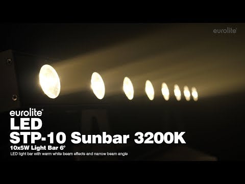 EUROLITE LED STP-10 Sunbar 3200K 10x5W Barra luminosa Light 6°