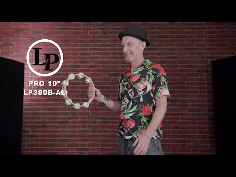 Tamburello Latin Percussion Pro 10 in Double Row - LP380B-AL (LP380B-AL)