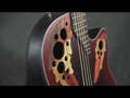 Ovation Chitarra elettrica acustica Celebrity Elite Mid Cutaway - Ruby Red (CE44-RR-G)