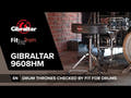Gibraltar Sgabello per batteria Serie 9000 - 9608HM