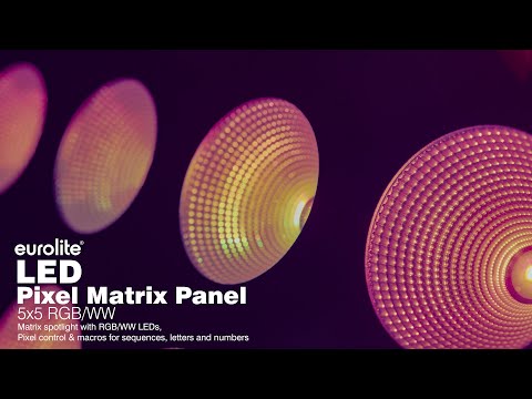 EUROLITE Pannello a matrice di pixel LED 5x5 RGB/WW