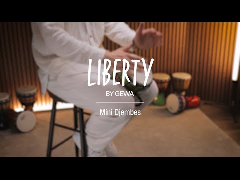 GEWA Djembé Liberty Series accordato a corda - 7" Verde