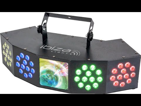 Ibiza Starwash 3-in-1 Luce da discoteca con DMX