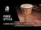 Toca Djembe Freestyle Mechanically Tuned - Kente Cloth (SFDMX-12K)