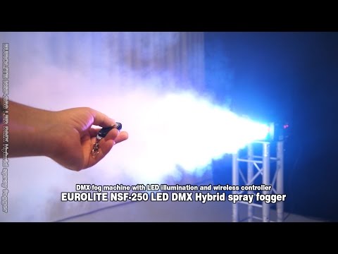 EUROLITE NSF-250 LED DMX Nebbiogeno spray ibrido