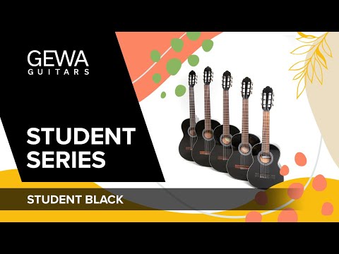 GEWA chitarra classica Student nera - misura 3/4 nera