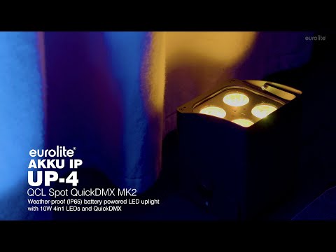 EUROLITE AKKU IP UP-4 QCL Spot QuickDMX MK2