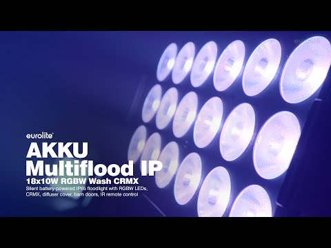 EUROLITE Multiflood IP 18x10W RGBW Wash CRMX