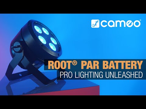 Cameo ROOT® PAR BATTERY - 5 × 4 W faretto PAR RGBW LED a batteria