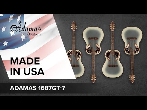 Adamas Chitarre E-Acoustic 1687GT Deep Non-Cutaway - Reverse Beige Burst (1687GT-7-G)