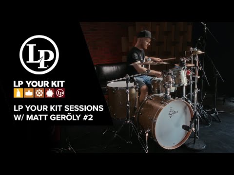 Latin Percussion Tambourine City Hi-Hat Jingle Ring - doppia fila (LP191NYD)