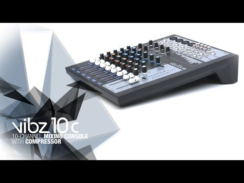 LD Systems VIBZ 10 C – mixer a 10 canali con compressore