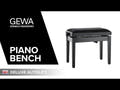 GEWA Panchetta per pianoforte Deluxe Autolift - White opaco