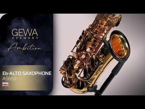 GEWA Ambition AS650 sassofono contralto in Mib, finitura dorata