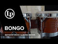 Latin Percussion Bongo Matador Wood - Marrone mandorla (M201-ABW)