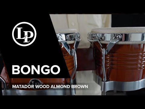 Latin Percussion Bongo Matador Wood - Marrone mandorla (M201-ABW)