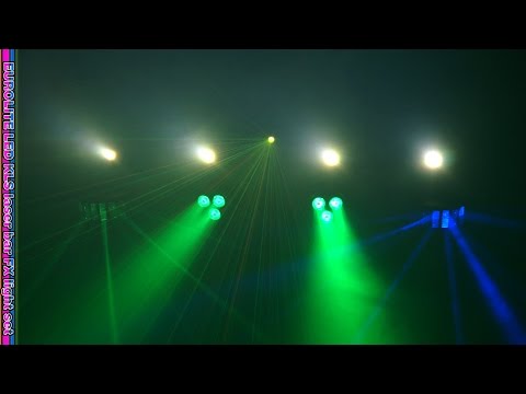 Eurolite Set LED KLS Laser Bar FX + M-3 Stand per sistema di altoparlanti