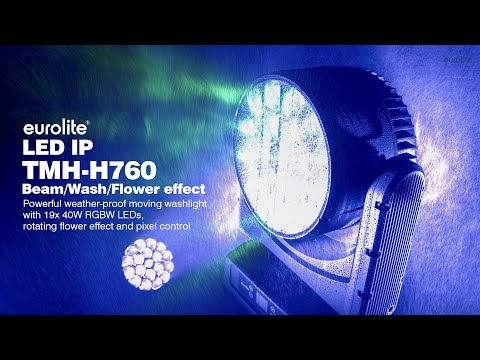 EUROLITE LED IP TMH-H760 Effetto Beam/Wash/Floreale