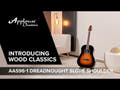 Applause Chitarre acustica Wood Classics AAS96-1 Dreadnought Slope Shoulder - Sunburst (AAS96-1)