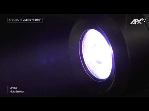 AFX 15w LED Spot RGBW DMX