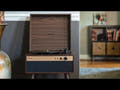 Crosley Jasper retro Giradischi, Noce
