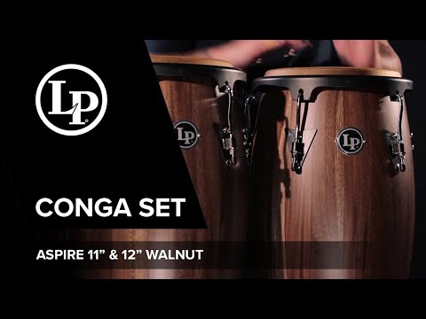 Latin Percussion set di Conga Aspire - 11" & 12" (LPA647B-SW)