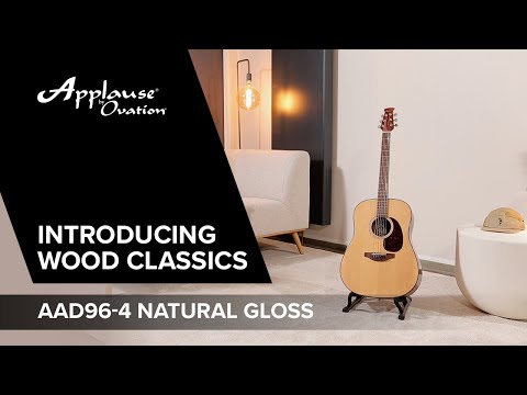 Applause Acoustic Guitar Wood Classics AAD96-4 Natural Gloss - Natural Highgloss (AAD96-4)