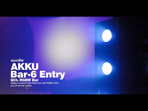 EUROLITE AKKU Barra-6 Entry QCL RGBW
