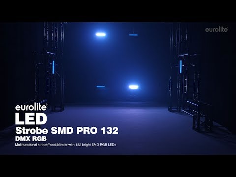 Strobo LED EUROLITE SMD PRO 132 DMX RGB