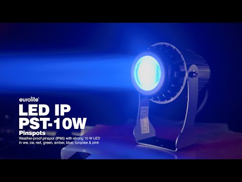 EUROLITE LED IP PST-10W verde Pinspot