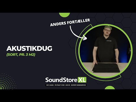 Tessuto Acustico per 3 m² (Nero)