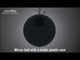 EUROLITE Mirror Ball 100cm black