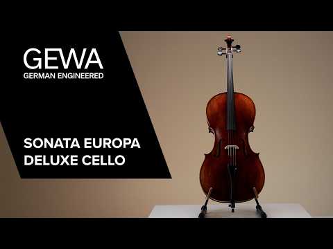 GEWA Sonata Europa Deluxe violoncello 4/4, configurato, massaranduba, custodia