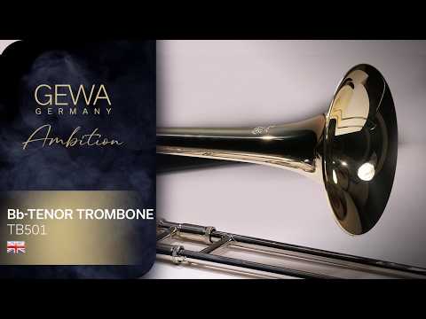 GEWA Ambition TB501 trombone tenore in Sib, vernice trasparente